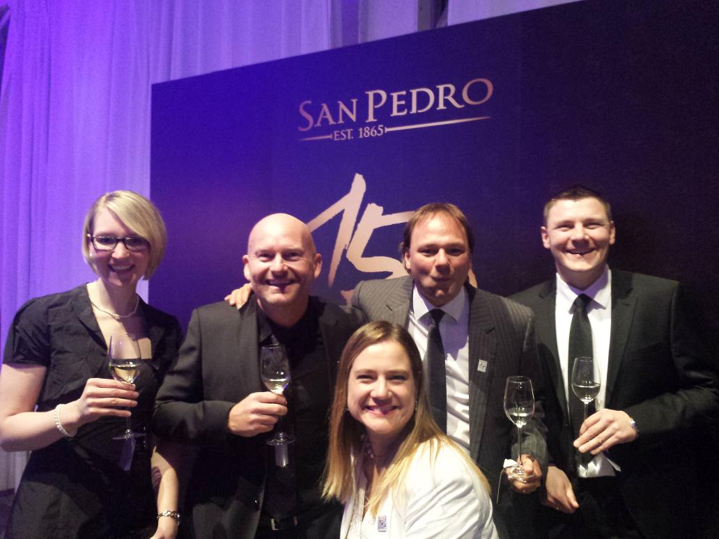 jjff_jj's tweet photo. Comienza la celebracion de los 150 años de @SanPedroWines  ahora en Dusseldorf @ProWein @WinesofChile http://t.co/sFN8bJprWy