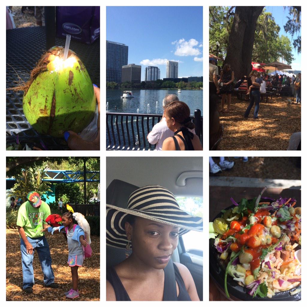 Perfect day for <a href="/LakeEolaPark/">Lake Eola</a> farmers market
