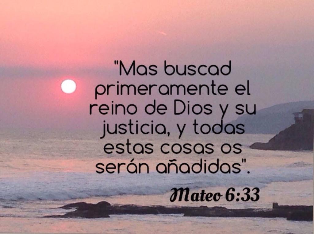 Loren Castillo on Twitter: "💒Mateo 6:33 Más bien, busquen ...