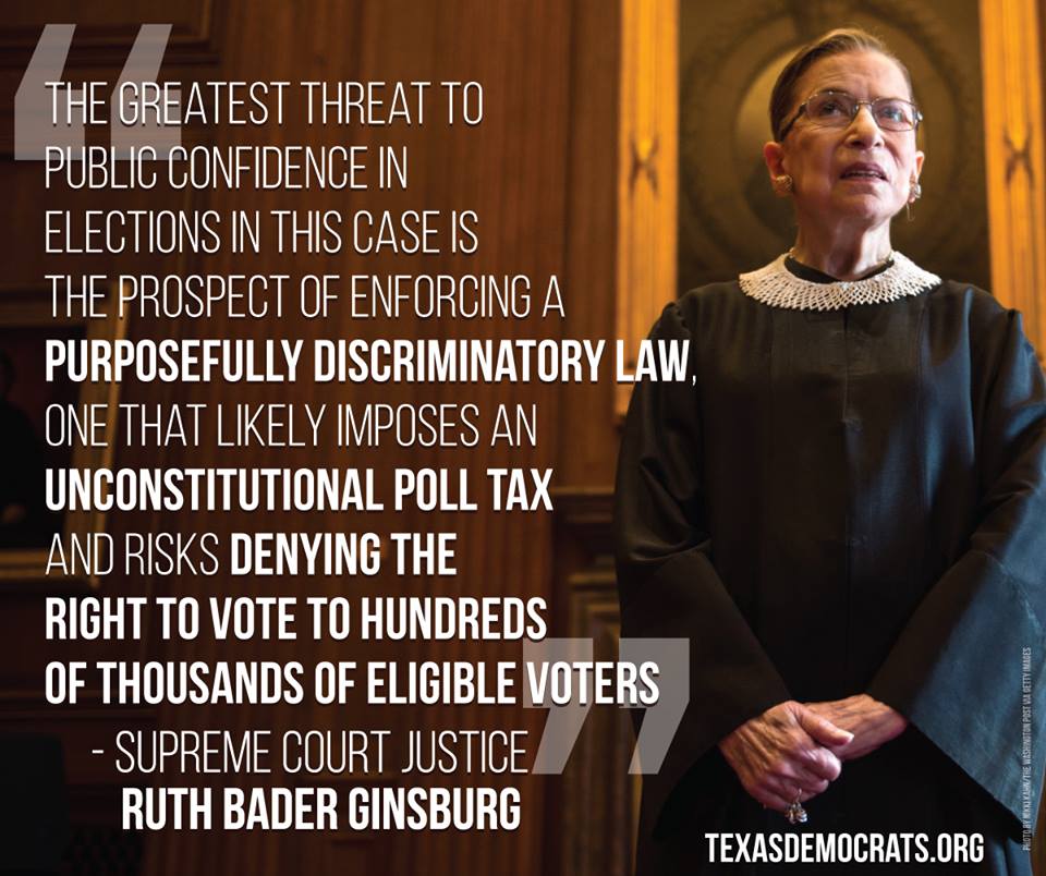  Wishing a Texas-sized Happy Birthday to Supreme Court Justice Ruth Bader Ginsburg! 
