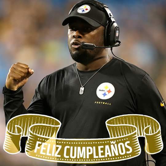 Cumpleañero ... Happy Birthday Mike Tomlin  .. 