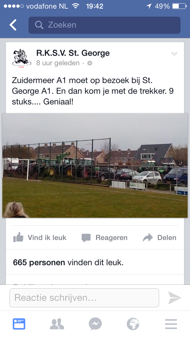 voetbalzonenl's tweet image. "En we gaan op de trekker naar St. George" LOL!