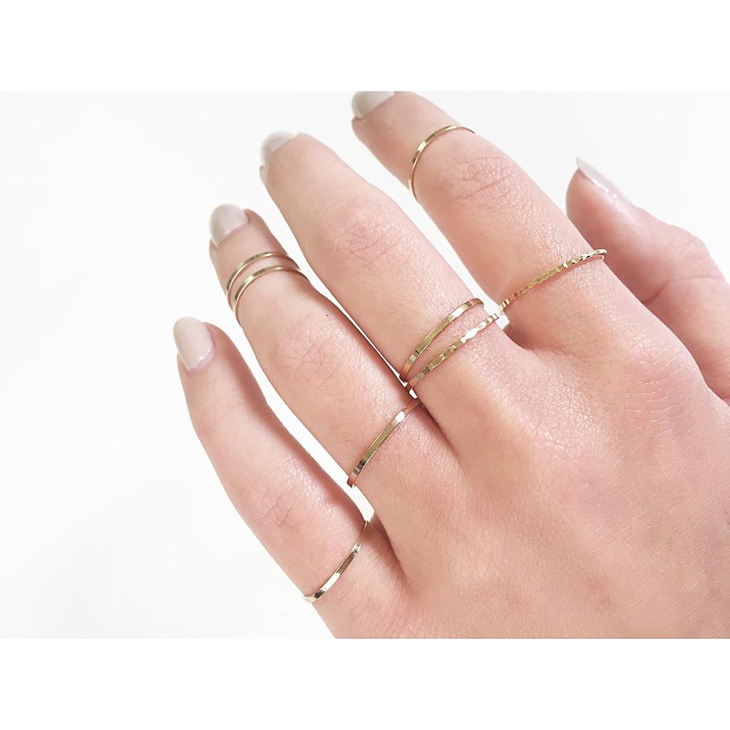 Ring stacking is back at dollyandbella! #Ringstacking #trends