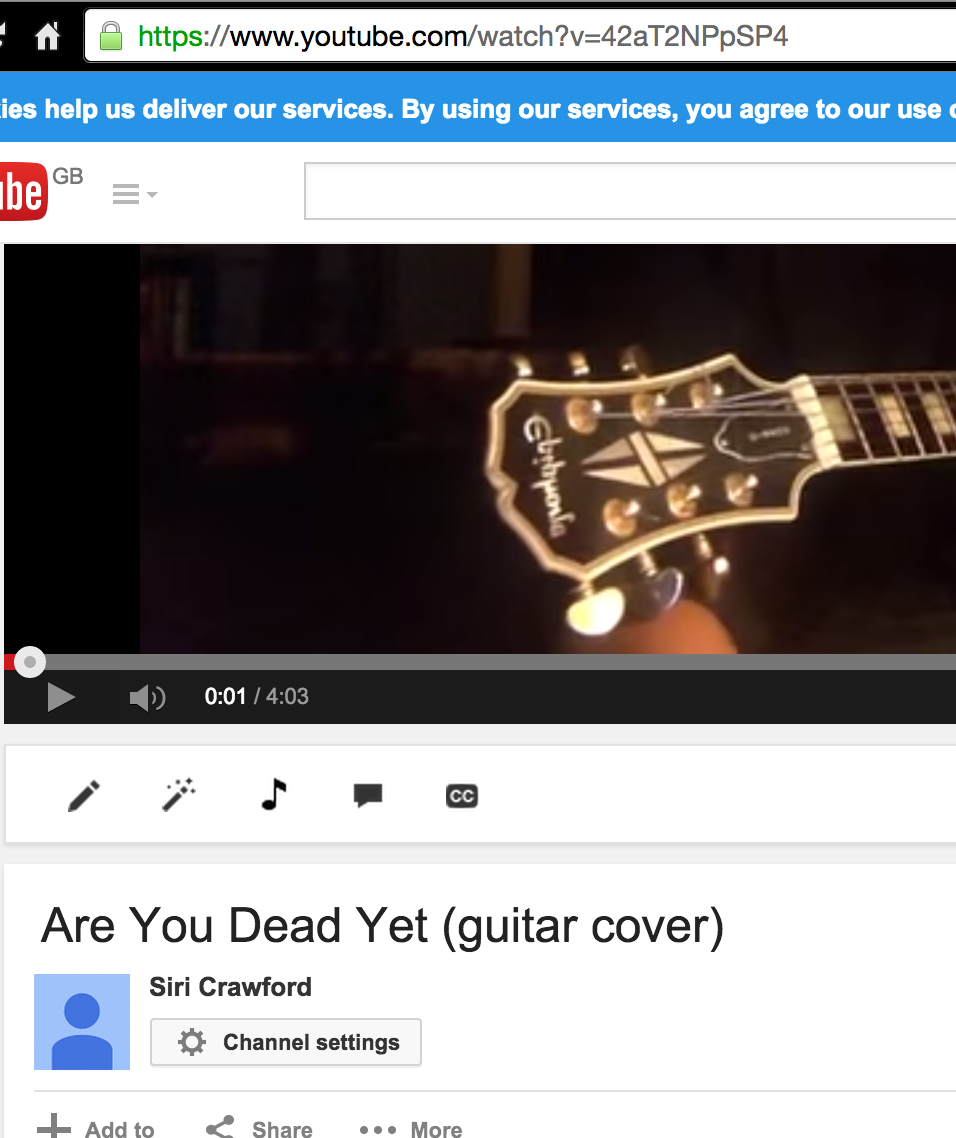 siricraw's tweet photo. if you're bored, go check out my latest cover of Children of Bodom - Are you Dead Yet #metal #guitarcover #cobhc http://t.co/CPCr7wCHs3