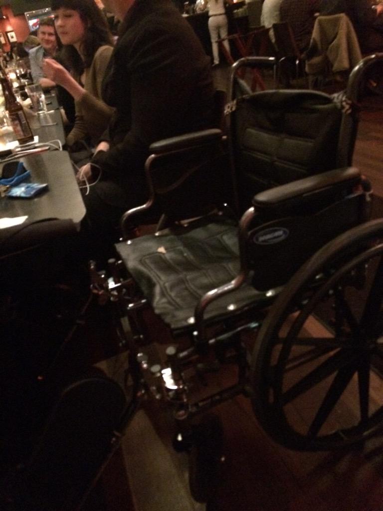 What happened to the guy in the wheelchair??