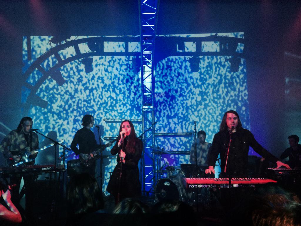 DIRECTV's tweet photo. Time for the #music- @CultsCultsCults has taken the stage @VukaAustin! #TransformTV #sxsw #sxswmusic http://t.co/eQMr9HQ1OL