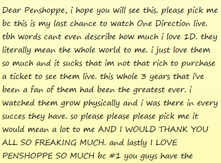 mylightbts's tweet photo. .@PENSHOPPE PLEASE TAKE A MOMENT AND READ THIS IT WOULD MEAN A LOT TY ILYALL GOD BLESS XX #PenshoppeXOneDirection http://t.co/seloO4NWPj