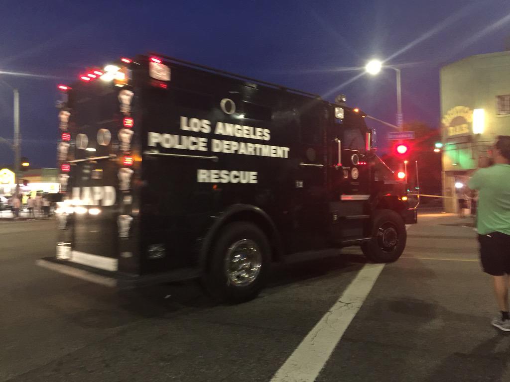 Two LAPD officers shot - leftists strike again