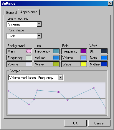 LabbedNet's tweet photo. You can customize the appearance of envelopes and the WAV output graph in the next version of #LabChirp. #gamedev http://t.co/fiQCXnEGTq