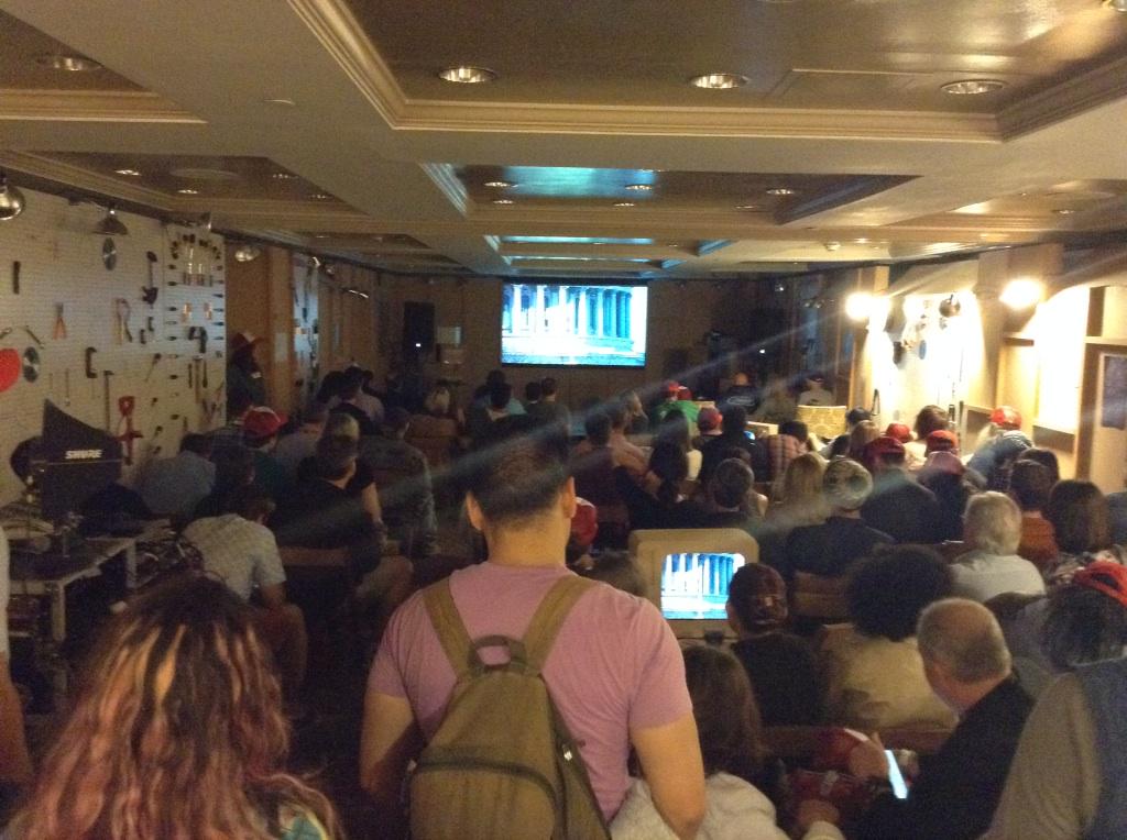 QualcommPolicy's tweet image. Packed room @sxsw for inventing to nowhere film @SavetheInventor #fixpatents #patentsmatter