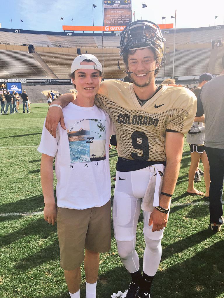 Hope to see <a href="/TRHP6/">TJ Patterson</a> out on the field for CU!