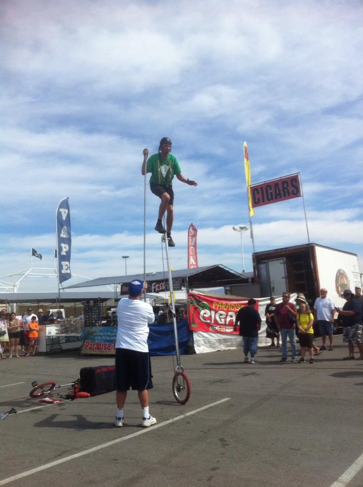 A hot day at the OC Flea Market!