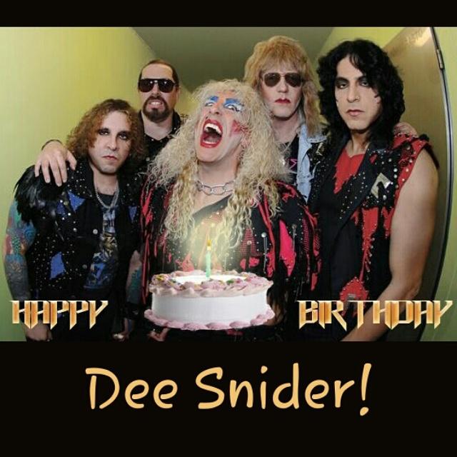 Happy 60th Birthday to Dee Snider! Keep ROCKIN\!!  From the Youth Be Told family! 