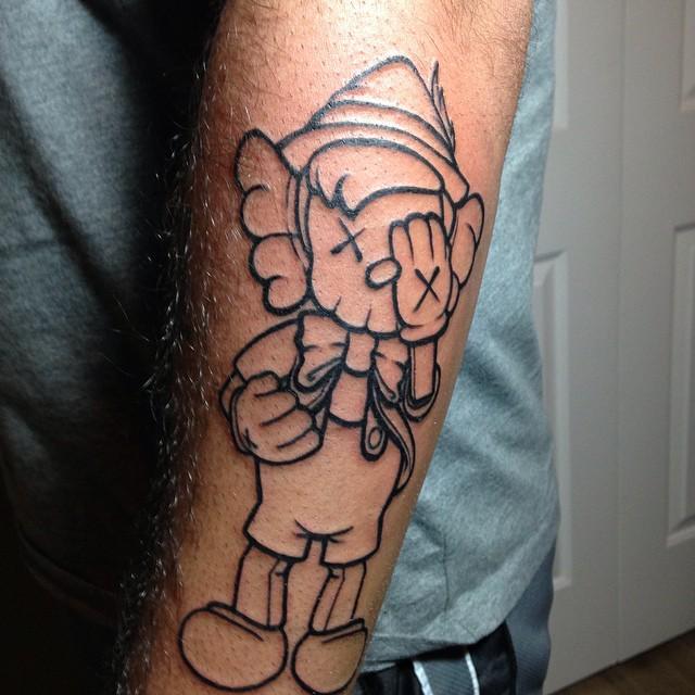 KAWS Dissected Tattoo Straight  Part of the third sessio  Flickr