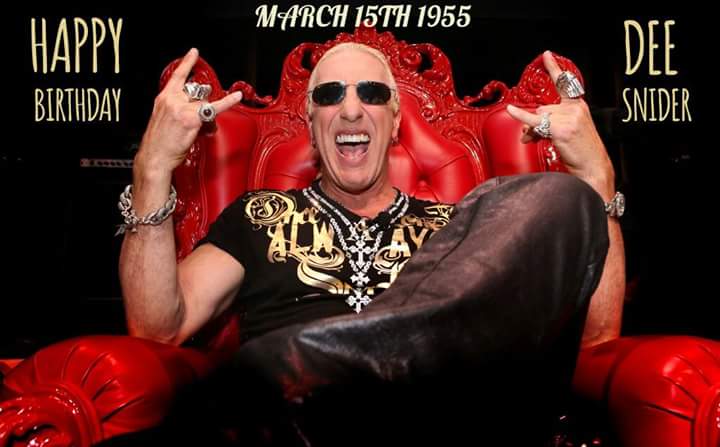 Happy Birthday to Dee Snider of Twisted Sister fame who was born on this day in 1955  