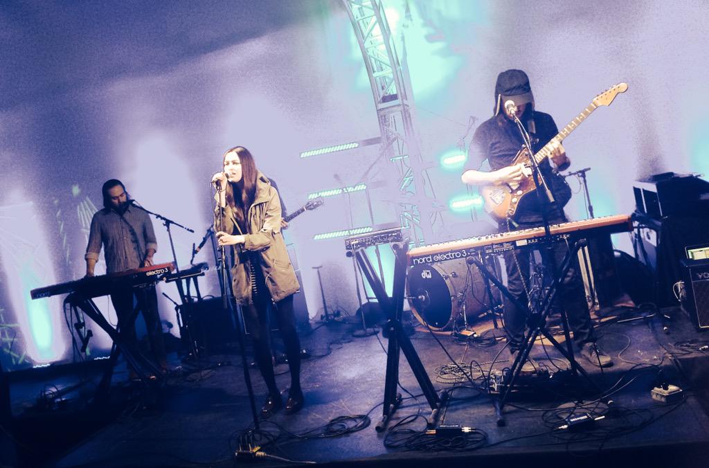 ChrisCookTV's tweet photo. Soundcheck time for @CultsCultsCults. Who's catching their show at @VukaAustin tonight? #TransformTV #DIRECTV #sxsw http://t.co/zt6e4DNc4K