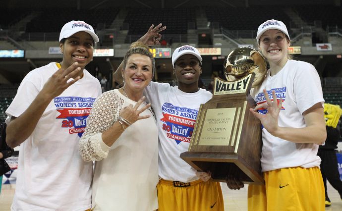 MVCsports's tweet image. #MVCStCharles Three-peat! Wichita State Women's Basketball headed to the NCAA Tournament &amp;gt; bit.ly/1AJGWFb