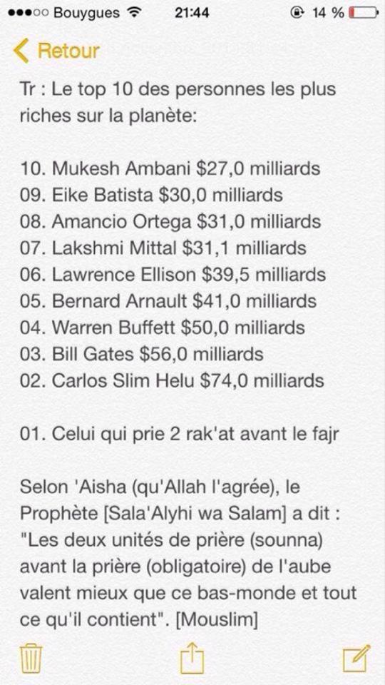 SoufaDaawa's tweet photo. Nous croyons savoir de la religion mais wallahi nous sommes très loin du comptes
Reveillez-vous pour le Fajr la Oumma http://t.co/yTPsOqJ6G1
