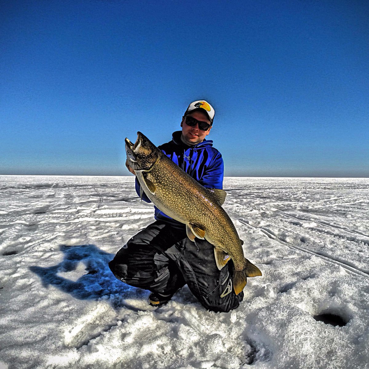 SteveRowswell19's tweet photo. Unreal final day of the Simcoe Laker season! Put 9 topside including my new personal best through the ice! http://t.co/roHrHr1TFs