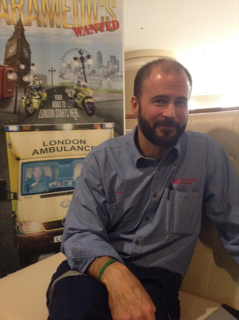 Ldn_Ambulance's tweet image. Former computer programmer David will graduate as a paramedic this yr &amp;amp; wants to work in London #NoOrdinaryChallenge