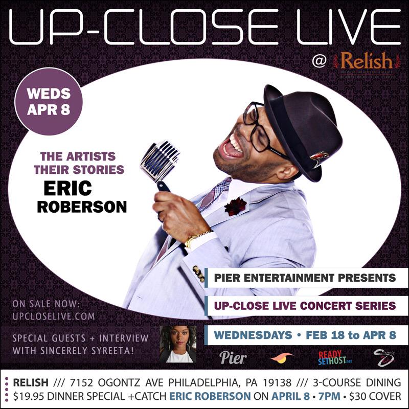 pierrecords's tweet photo. Closing night of our #UpCloseLive Series features 2x GRAMMY-nominated @IAmEricRoberson! TIX: http://t.co/vkjpHUA7Sn http://t.co/RUPZ5i4gea