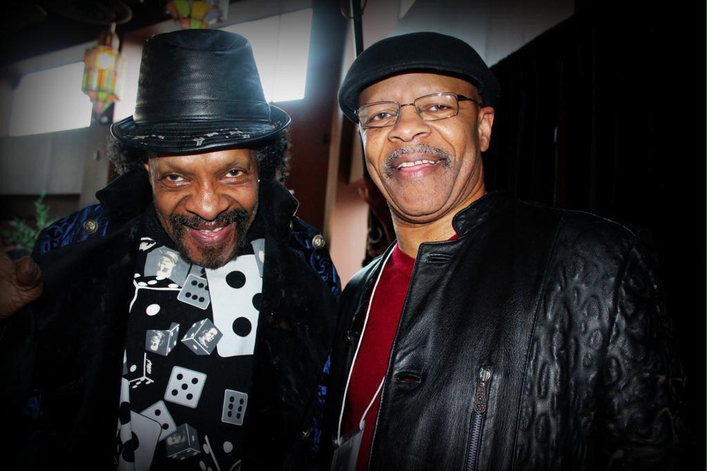 Happy Bday Sly Stone
Photo: Jan. w/brother Freddy tribute JazzMafia:
 