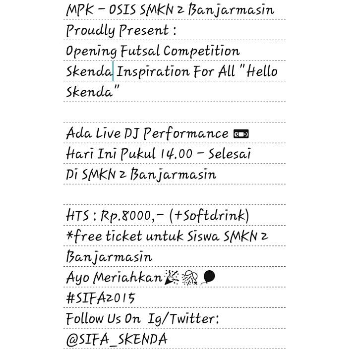 Yuukk pada dataangg yaahh guysss 🎉🎊🎋