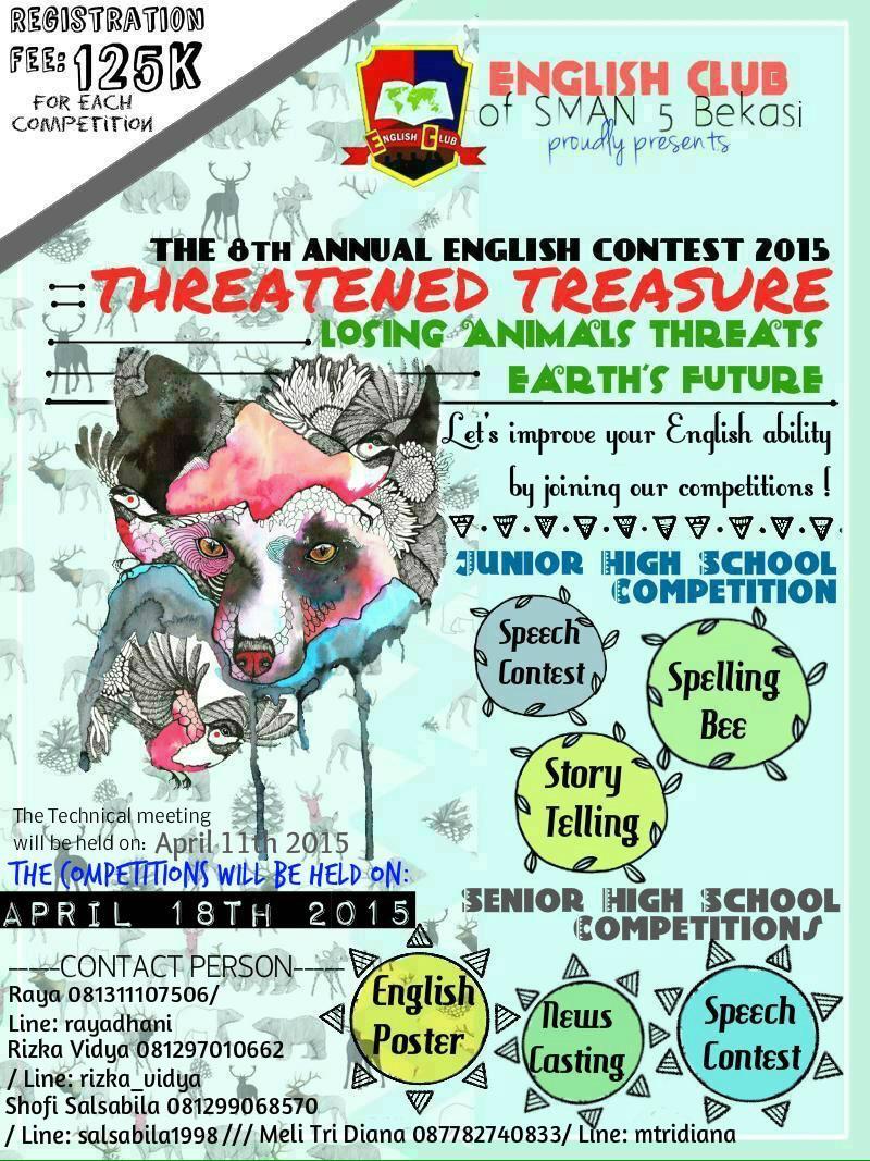 EnglishClub5's tweet photo. @5_EnglishClub hi!We'd like to invite u to participate in #ENGLISHCONTEST2015.Pls check our timeline/fav for info.thx http://t.co/WbioWY3001