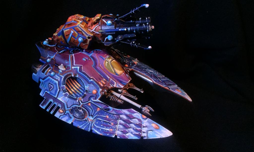 Reamelish's tweet image. Found the canopy finally! , #tableready #warmongers Doomweaver in retro madness with working action #miniaturemonday