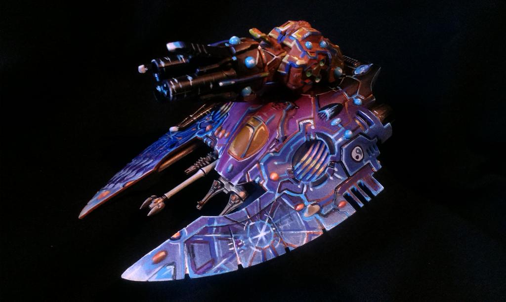 Reamelish's tweet image. Found the canopy finally! , #tableready #warmongers Doomweaver in retro madness with working action #miniaturemonday