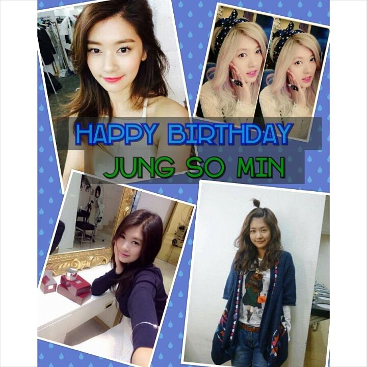 Baru inget... Happy Birthday Jung So Min Wish You All The Best..  (Oh Ha Ni)   