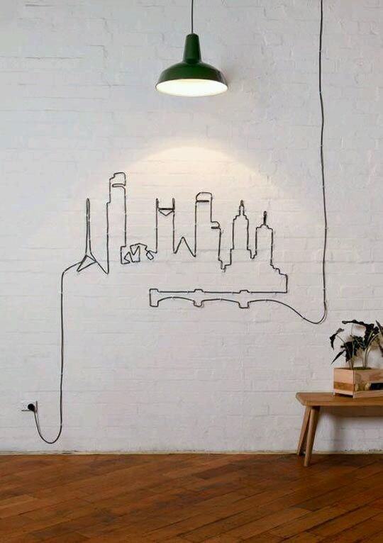 FaktaInternet's tweet photo. Merapihkan kabel yang semerawut menjadi berbetuk seperti pola, kreatif kan? http://t.co/eDufd3EMDX