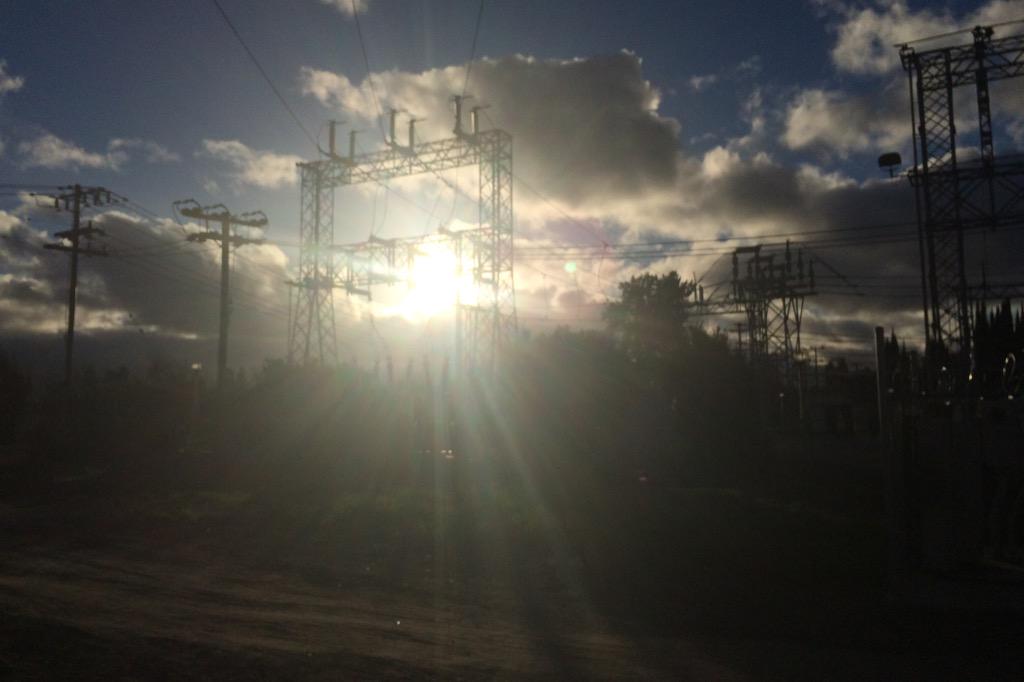 writingonempty's tweet photo. Hey @GinaGrad the #PowerLines can he the best part of the #Photo don't know 'bout the #AndShoes though. #sunset http://t.co/32TtajFaI4