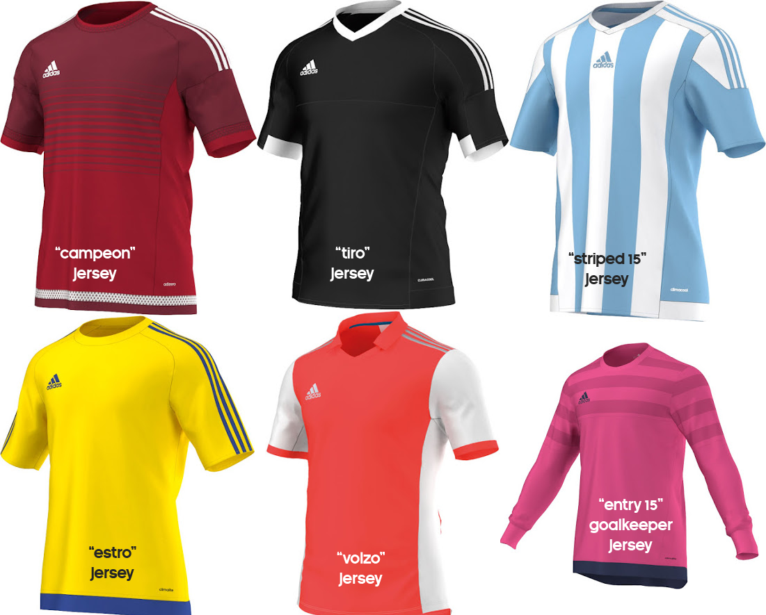 adidas 2015 teamwear