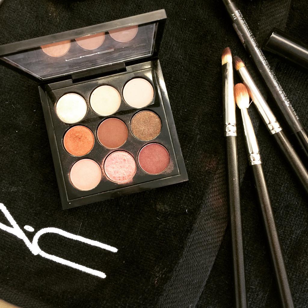 The Burgundy #Eyesby9 palette is the STAR on set today for #EMPORIUM .... Coming soon! <a href="/maccosmetics/">M•A•C Cosmetics</a>
