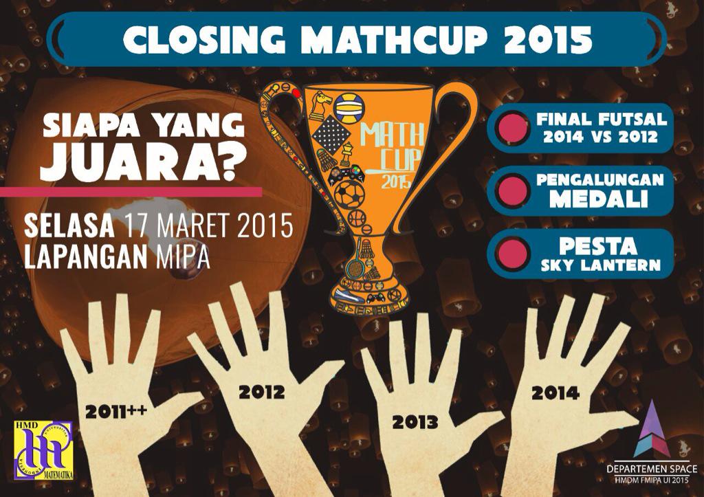 MATH CUP 2015 tweet media