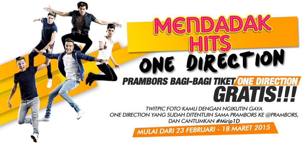 Prambors's tweet photo. Ngerasa bisa ikutin gaya One Direction? Mending ikutan aja kuis #Mirip1D. YUK http://t.co/3pQAgYJovE
