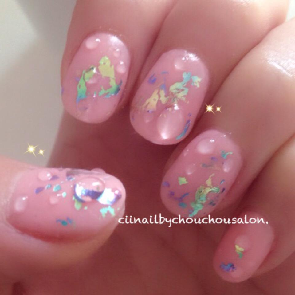 ciinail's tweet image. 水滴ネイル

#水滴ネイル
#ネイル
#春ネイル