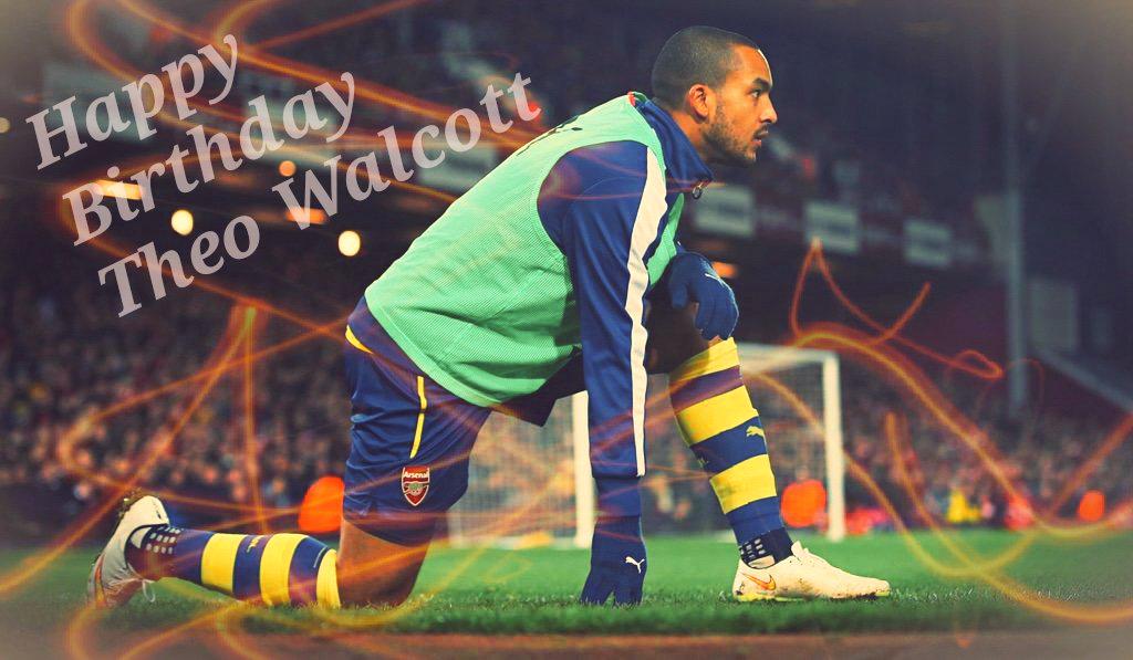 Happy Birthday To One Of The Fastest Player in Football - Theo Walcott (    