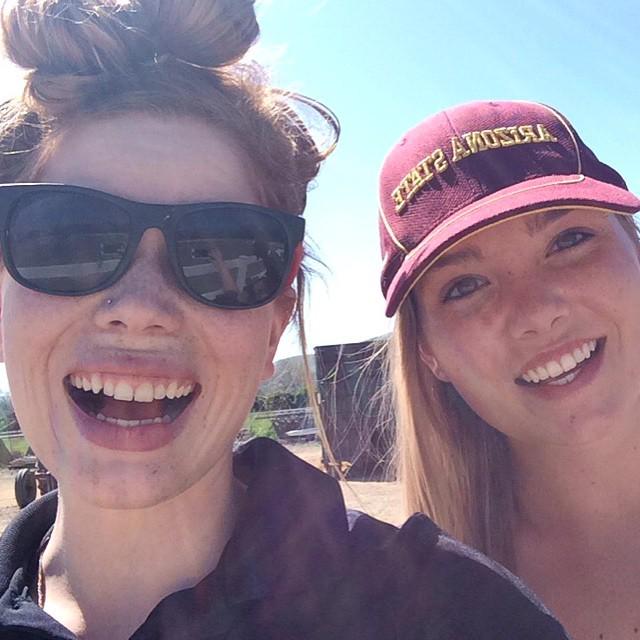 Sasskatt's tweet photo. #MuEpMarch the beginning of my spring break with @mmkcummins β€οΈπ #IHSA #ASUequestrian #Day7 http://t.co/ZhzEFhx1fr http://t.co/xnROsBxMTe