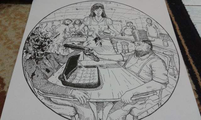 Kvlt kak ceeetttttaaaak  RT"<a href="/ALQAEDAxGRIND/">AlQaeda Grindcore</a>: Selamat siang john. Ngintip rencana artwork EP album Undergind. "