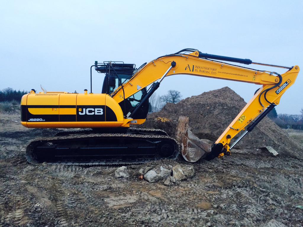 A1Infrastructur's tweet photo. All re branded up ready for the next big job #own brand #Jcb #js220 http://t.co/zNmivqIiky