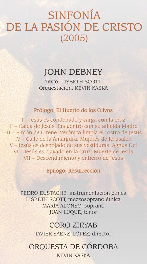 film_music_fest's tweet photo. Programa del concierto ‘La Pasión de Cristo’ que sonará el 21 de marzo en la Mezquita-Catedral de Córdoba http://t.co/bwDBRVBM1U