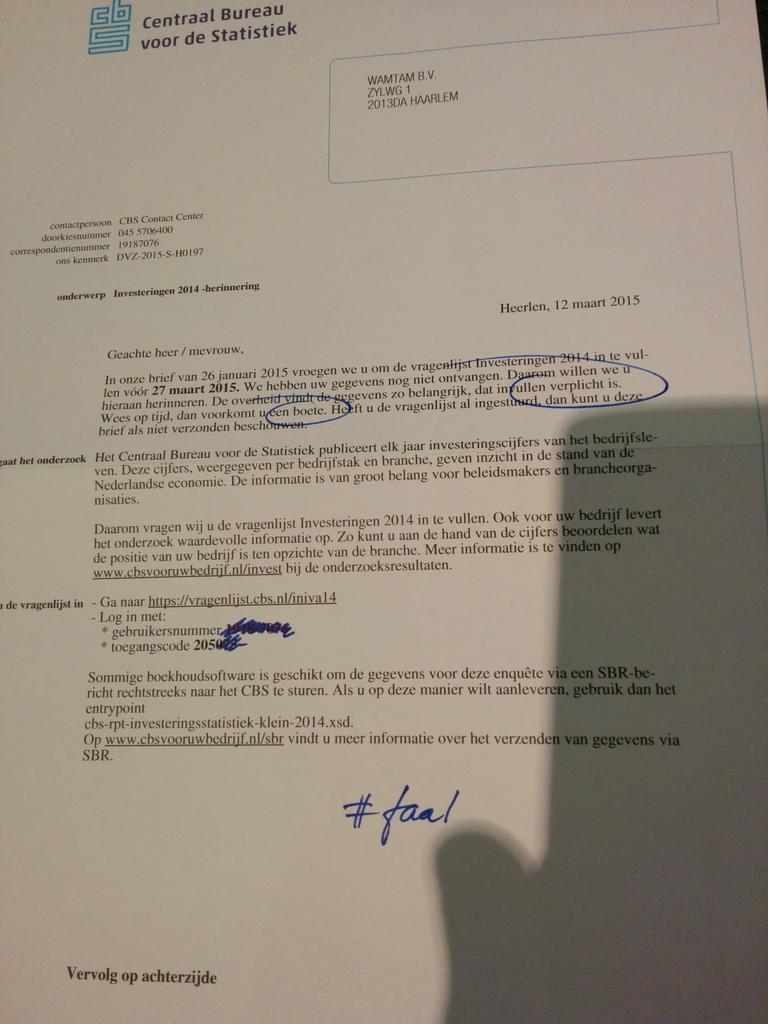 bjaspers's tweet image. #CBS... ouderwetse, overtollige, dwingende organisatie tbv economische destructie.