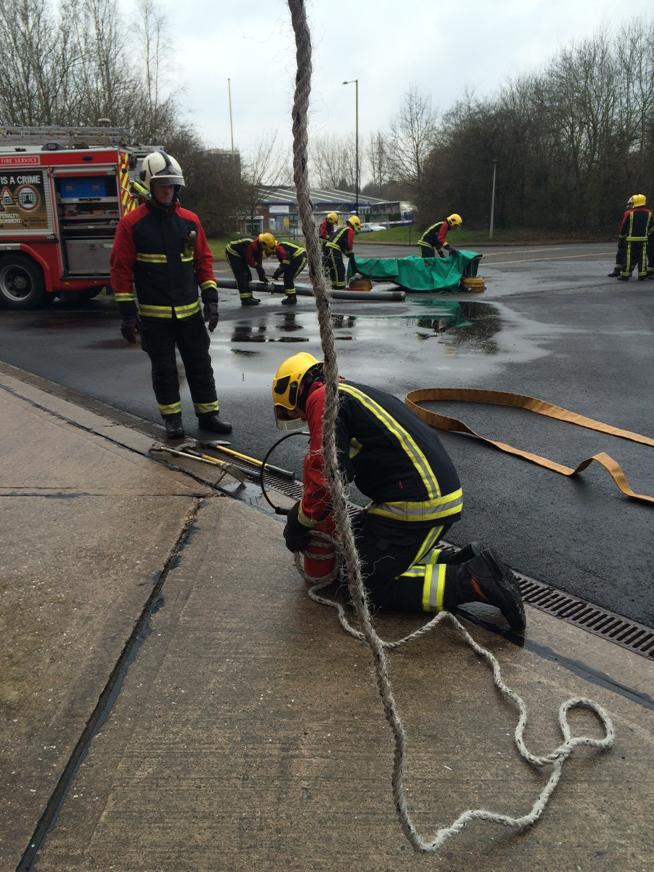 Knots &amp; lines being tested @Woodgatefire blue