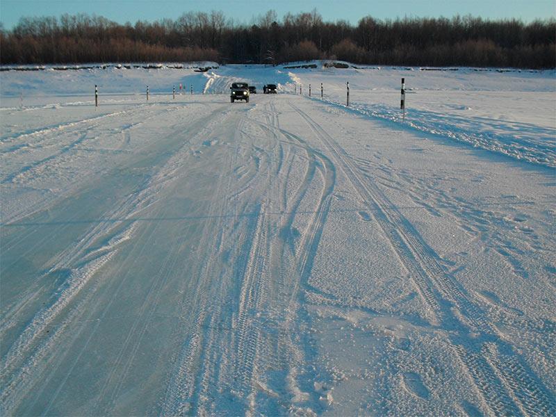 Дорога через переправу