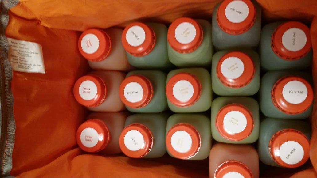 JusJuus's tweet photo. It's mean Green Monday! Bounce back from the weekend w Fresh Organic Juice! http://t.co/WF2ypMTW9U
