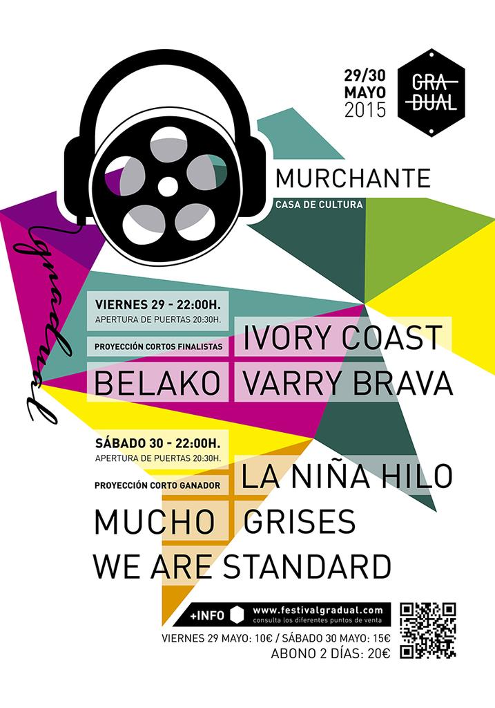 GRADUAL_MUR's tweet photo. Ya tenemos cartel! @IVRYCST @Belako2011 @varrybrava @laninahilo @somosmucho @grisesoficial @wearestandard http://t.co/wUHfdNXPWD
