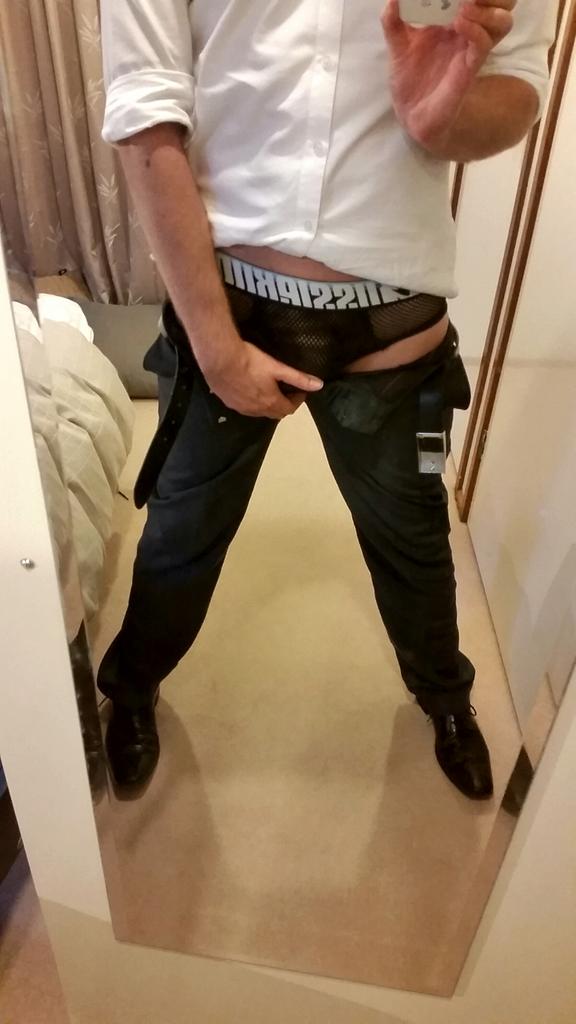 underwearCEO's tweet photo. A sheer finale? Or one more pair??? #underwearfetish http://t.co/6XuvintQ0a