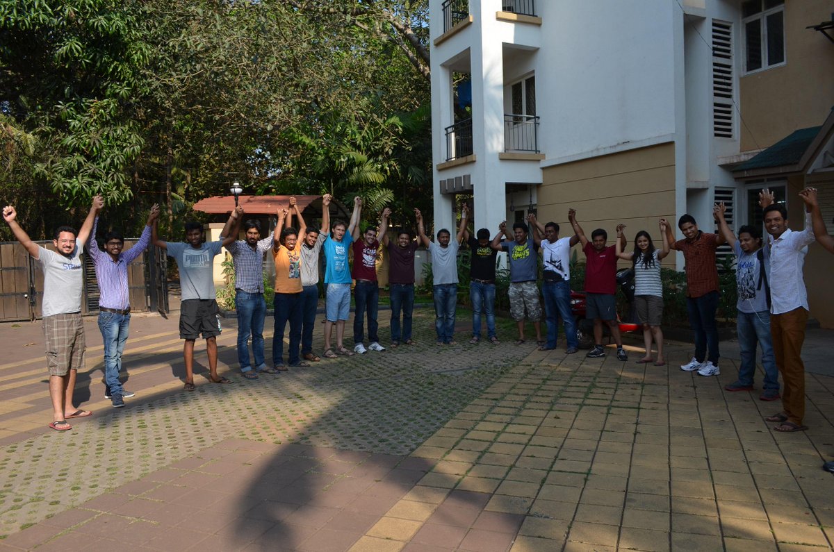 Srijan's tweet photo. Thanks to folks from Pune, Mumbai, Delhi, Hyderabad to make the first #D8 code sprint happen in Goa #drupalgoa2015 http://t.co/hIIBAkoZf0